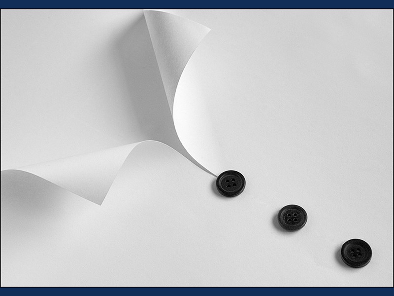 2 sheets of A4 and 3 buttons