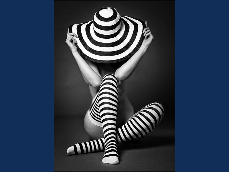 Striped Hat and Stockings